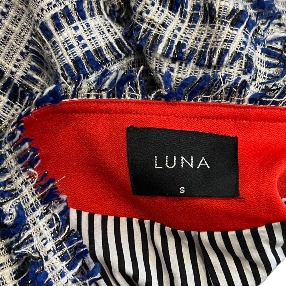 Luna Boutique Tweed Patchwork Jacket - image 5